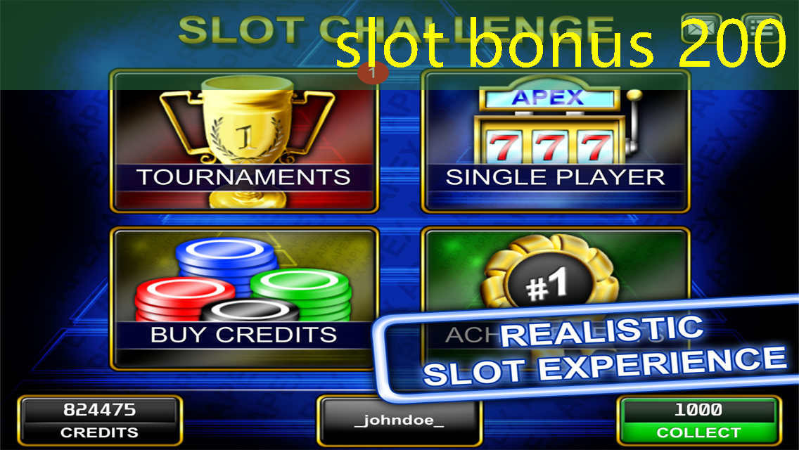 slot bonus 200